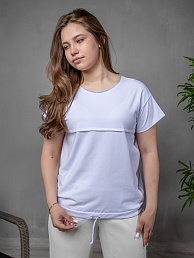 Женская футболка Спорт / Белый