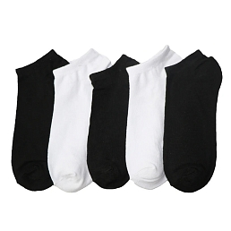 Женские носки короткие / Белый и черный
