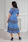 Платье женское с кружевом Шарлиз / Синяя полоса
