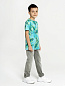 Детская футболка для мальчика "Листья" арт. дк241б