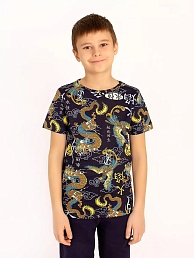 Детская футболка для мальчика "Dragons" арт. дк241тс